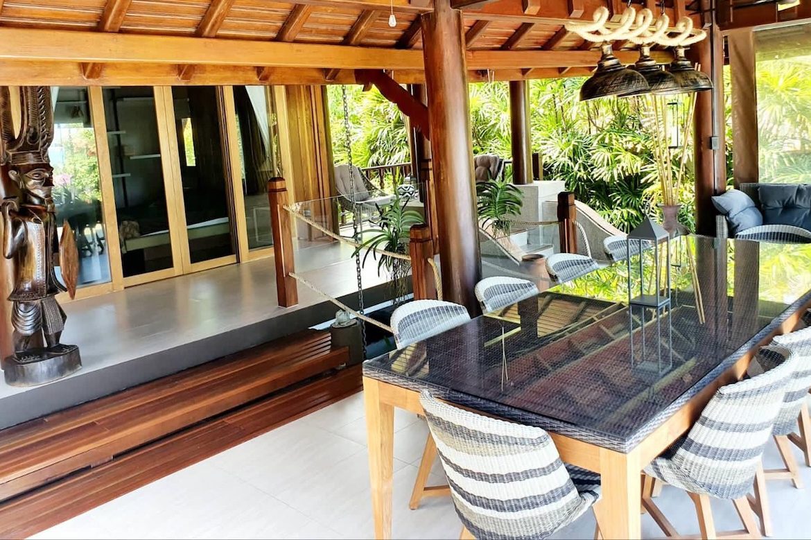 Beach Property For Sale In Koh Samui Covered Terrace