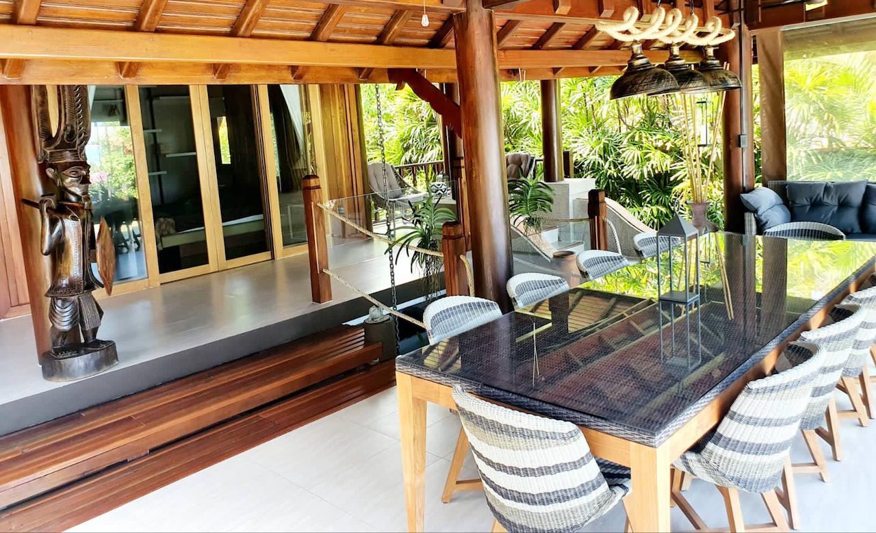 Beachfront Property For Sale In Koh Samui Beach Property For Sale In Koh Samui Covered Terrace