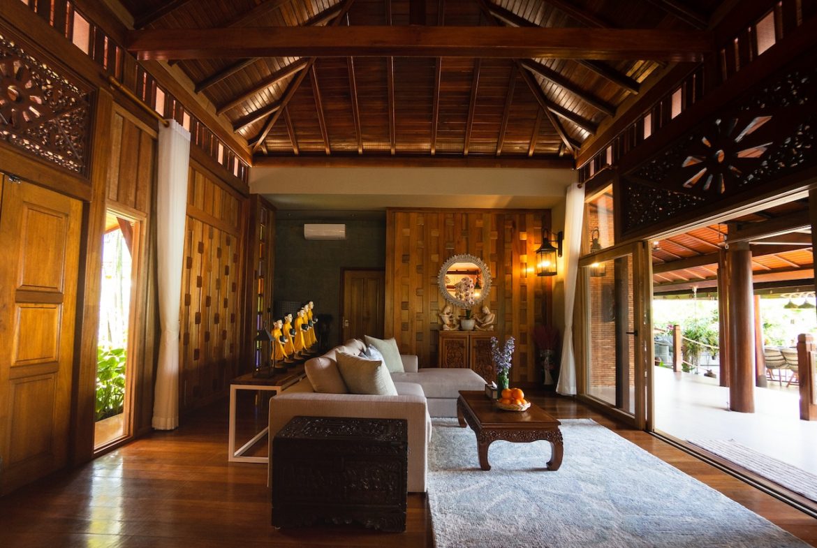Beach Property For Sale In Koh Samui Living Area
