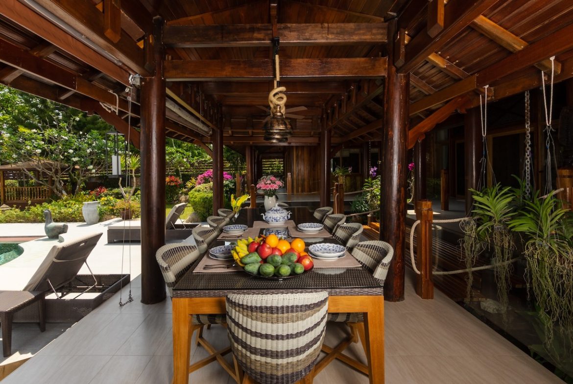 Beach Property For Sale In Koh Samui Covered Terrace