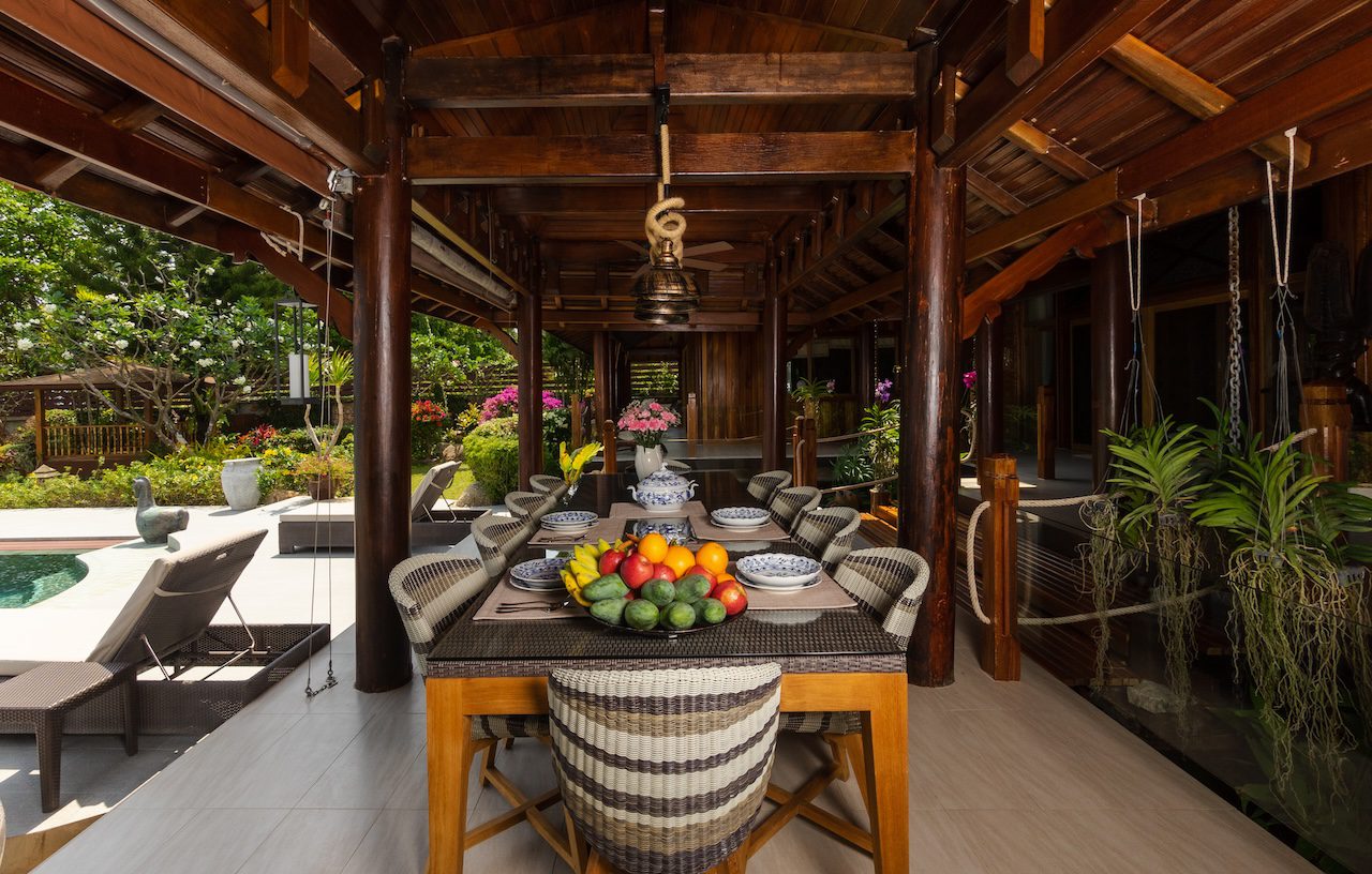 Beachfront Property For Sale In Koh Samui Beach Property For Sale In Koh Samui Covered Terrace