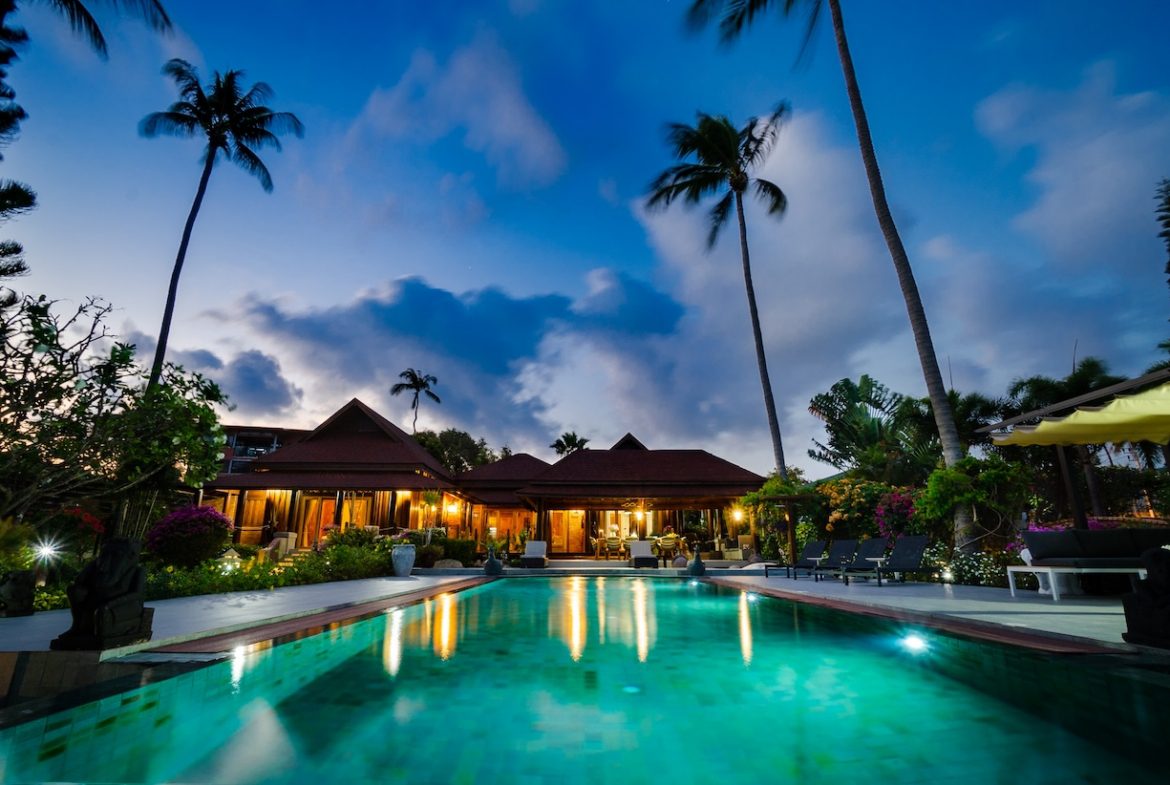 Beach Property For Sale In Koh Samui Exterior Night