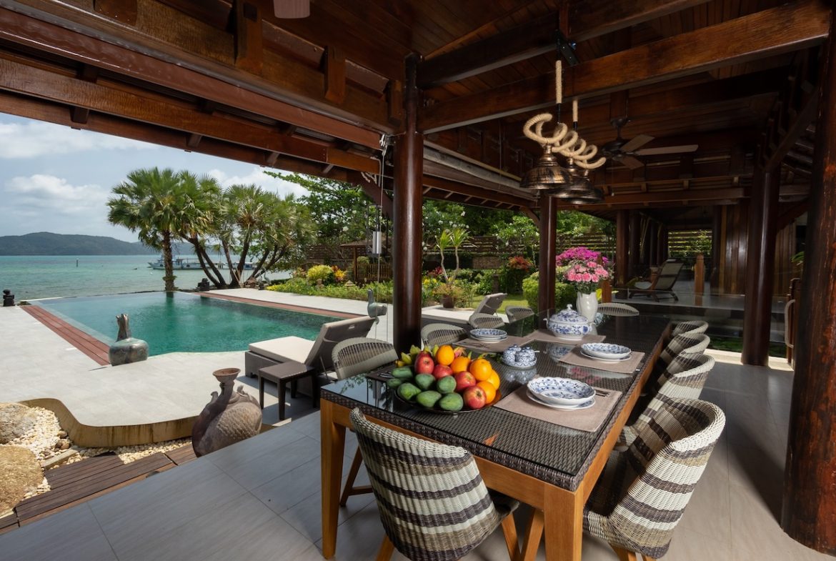 Beach Property For Sale In Koh Samui Covered Terrace