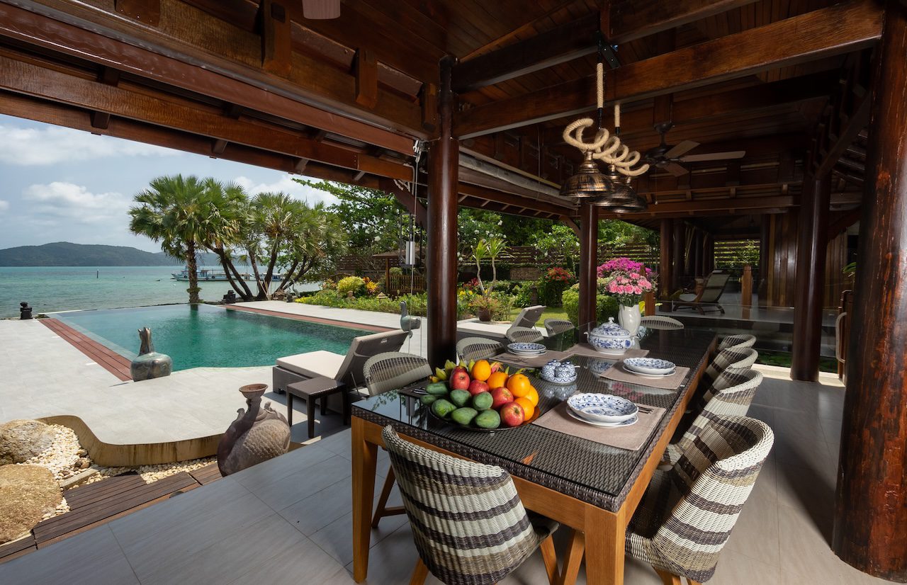 Beachfront Property For Sale In Koh Samui Beach Property For Sale In Koh Samui Covered Terrace