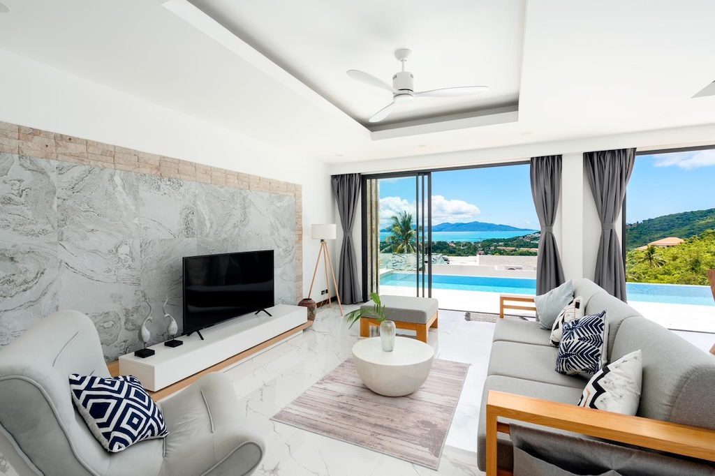Bophut Contemporary Sea View Property