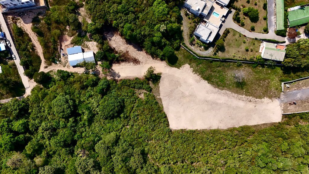 Bophut Development Land With Sea Views Aerial Above