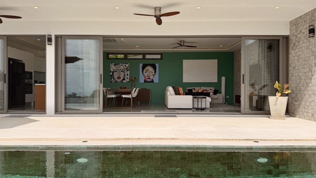 Chaweng Noi Modern Sea View Villa Sun Terrace