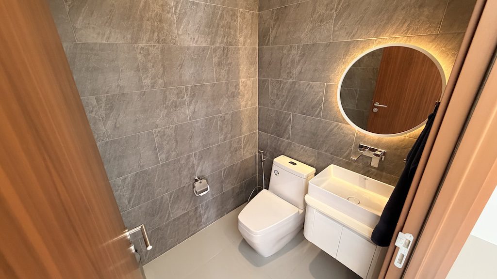 Chaweng Noi Modern Sea View Villa Bathroom