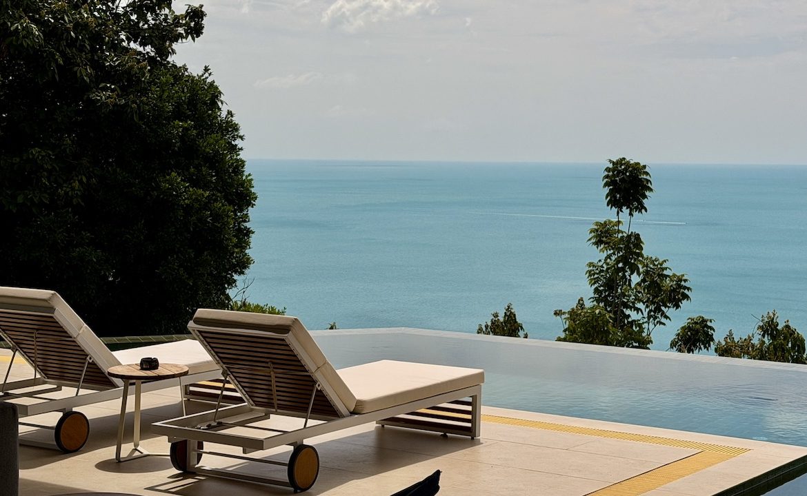 Chaweng Noi Sea View Property Sun Loungers