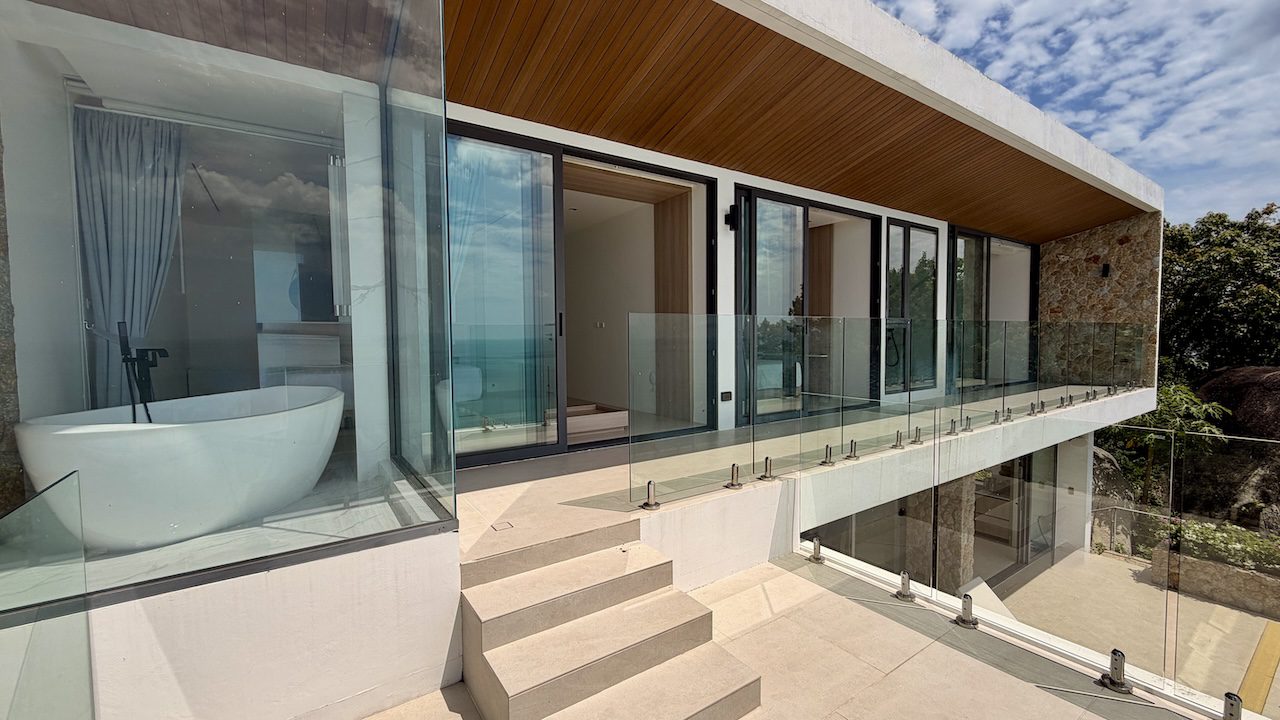Chaweng Noi Sea View Property Chaweng Noi Sea View Property Balcony