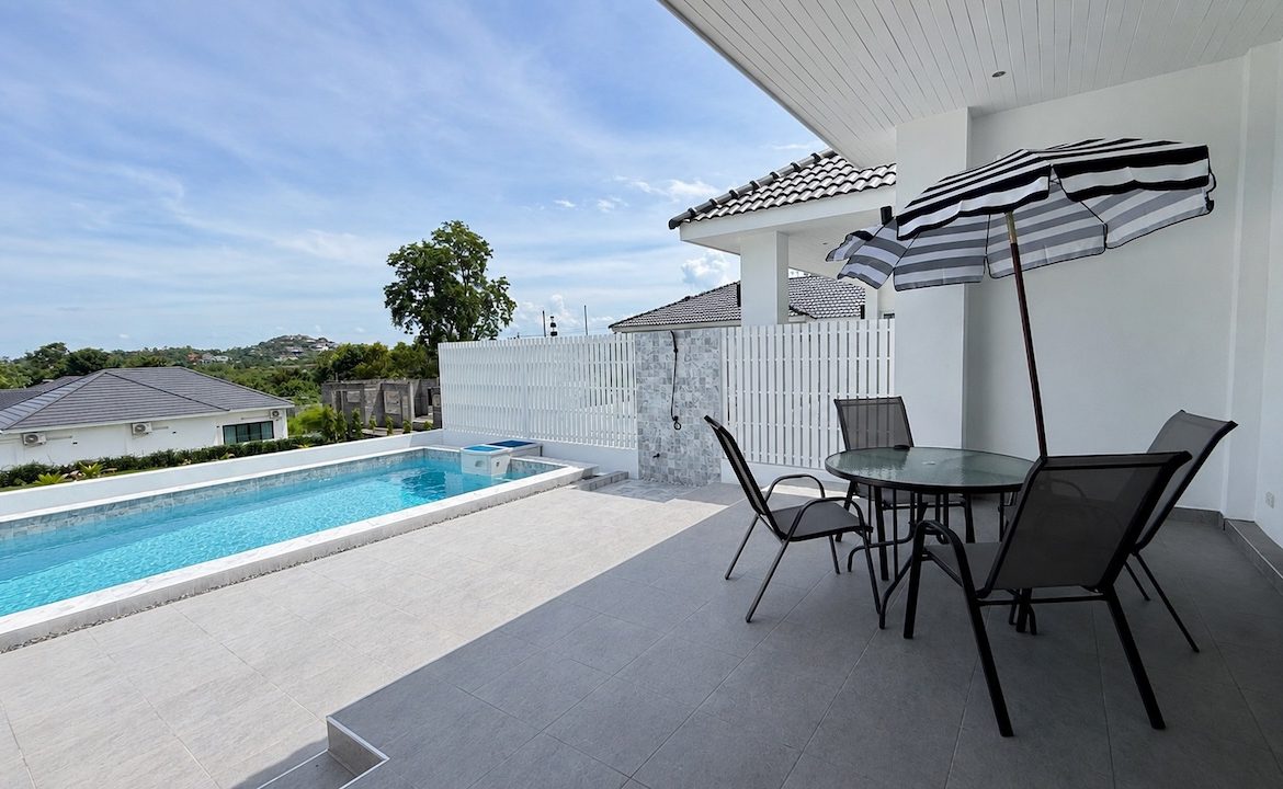 Choeng Mon Two Bed Pool Villa Terrace