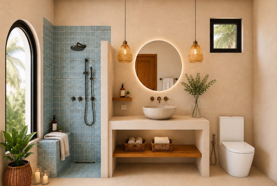 Eden Beach 2-Bed Villas Bathroom Bathrooms