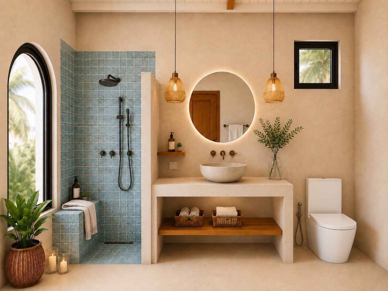 Eden Beach 2-Bed Villas Eden Beach 2-Bed Villas Bathroom Bathrooms