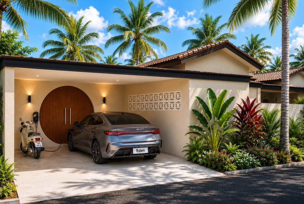 Eden Beach 2-Bed Villas Parking