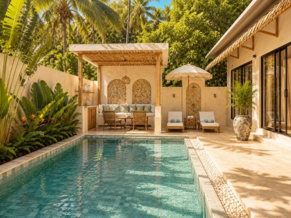 Eden Beach 2-Bed Villas Pool
