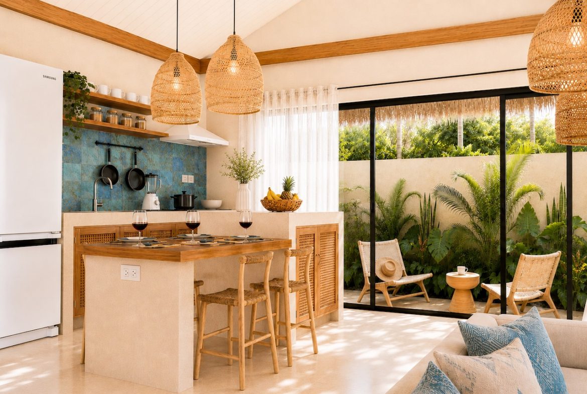 Eden Beach Villas Kitchen
