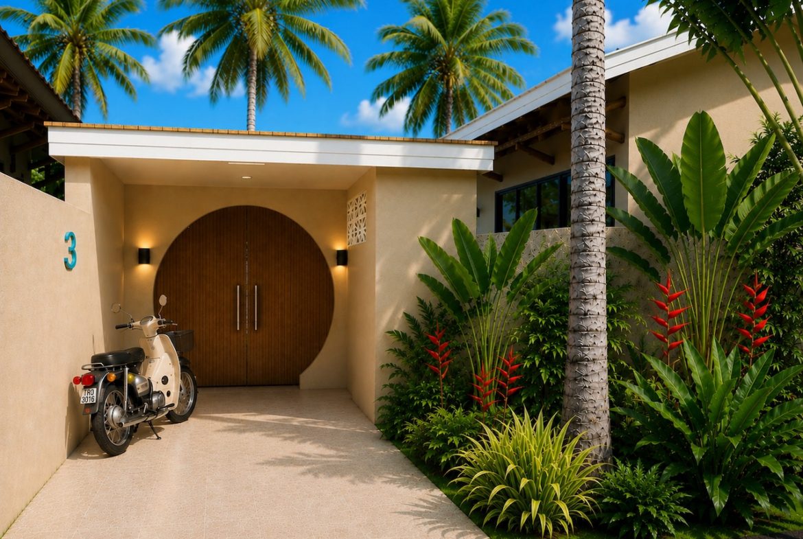Eden Beach Villas Entrance
