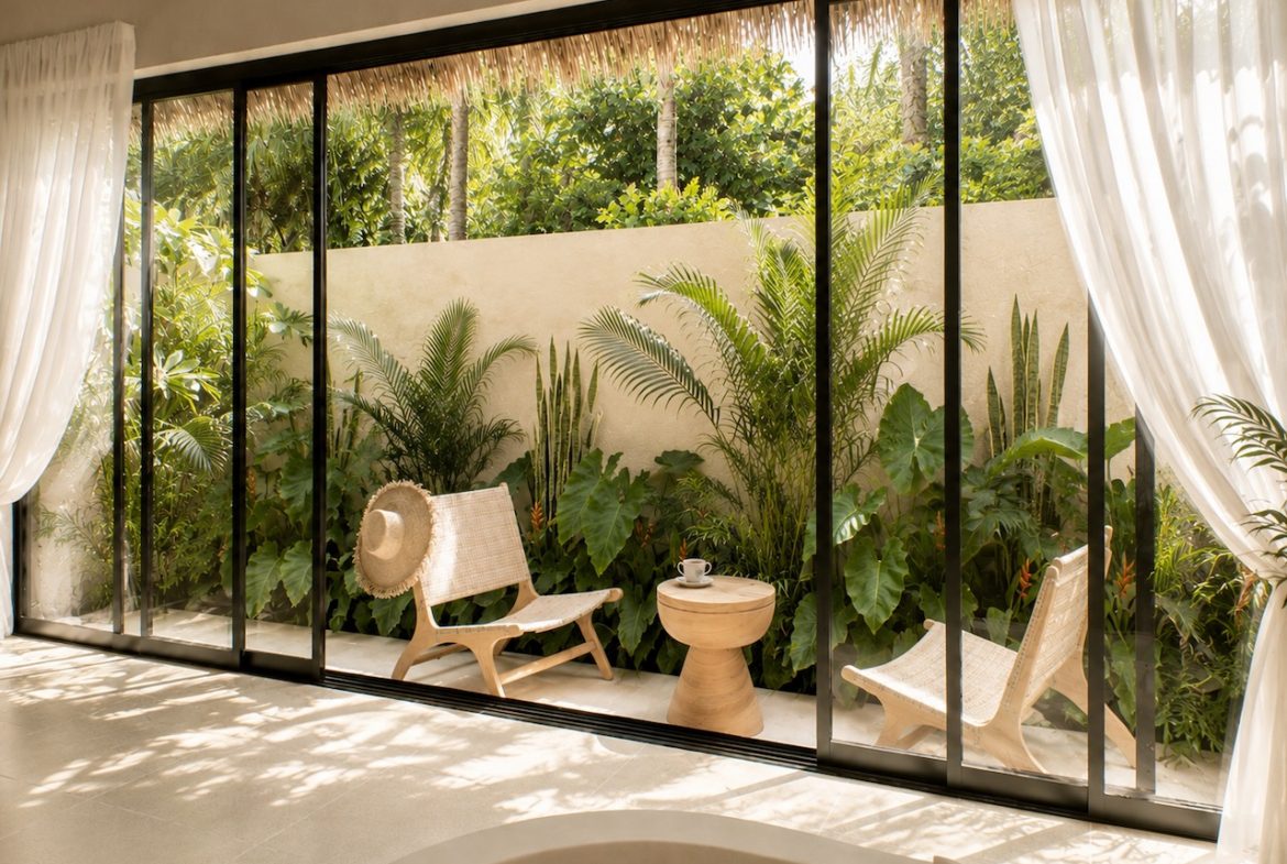 Eden Beach Villas Patio