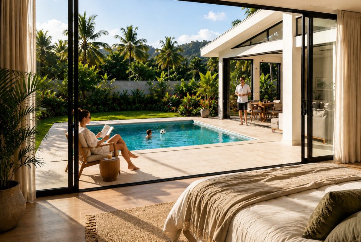Green Grove Villa Estate Bedroom View