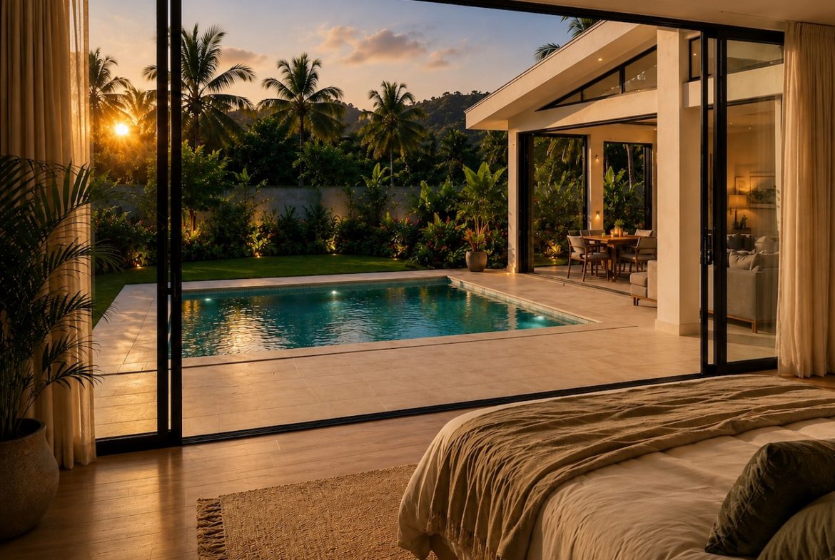 Green Grove Villa Estate Bedroom With Pool Access