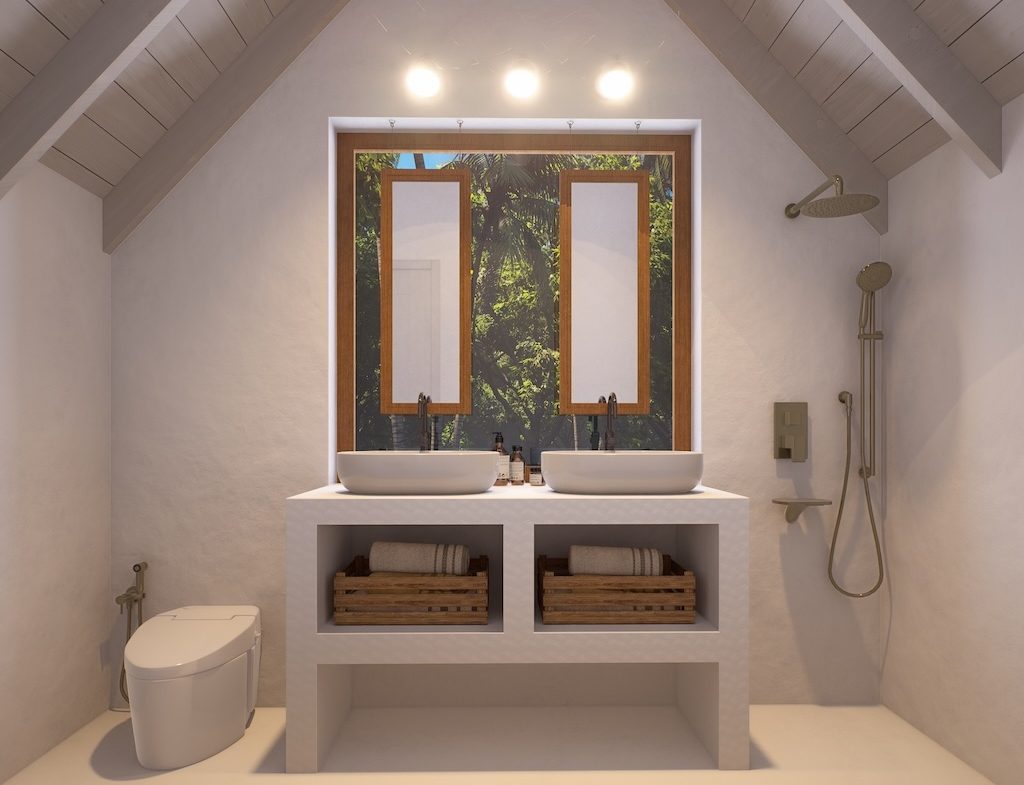 Koh Phangan Pool Villas For Sale Bathroom