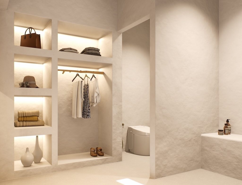 Koh Phangan Pool Villas For Sale Wardrobe