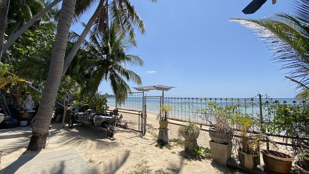 Koh Samui Beachfront House Beach Access