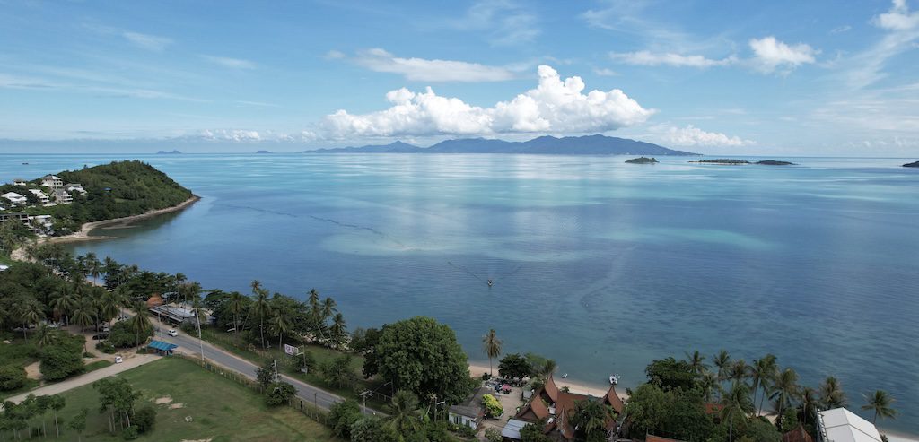 Koh Samui Beachfront Land For Sale In Bangrak View