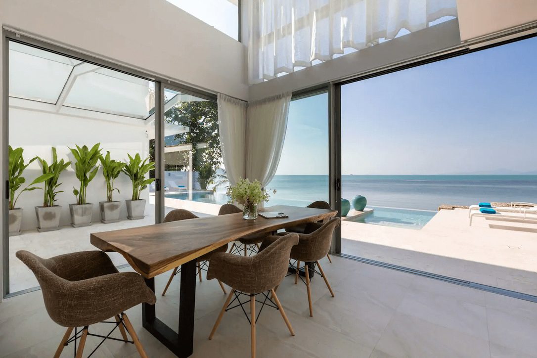 Koh Samui Beachfront Villa For Sale In Bophut Dining