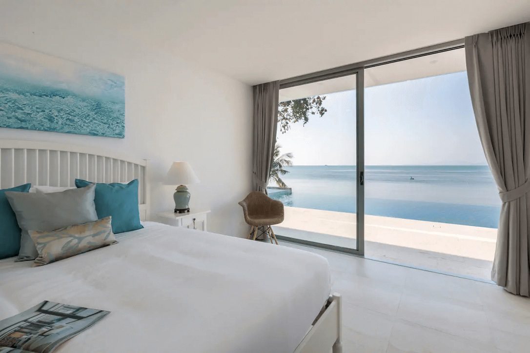Koh Samui Beachfront Villa For Sale In Bophut Bedroom