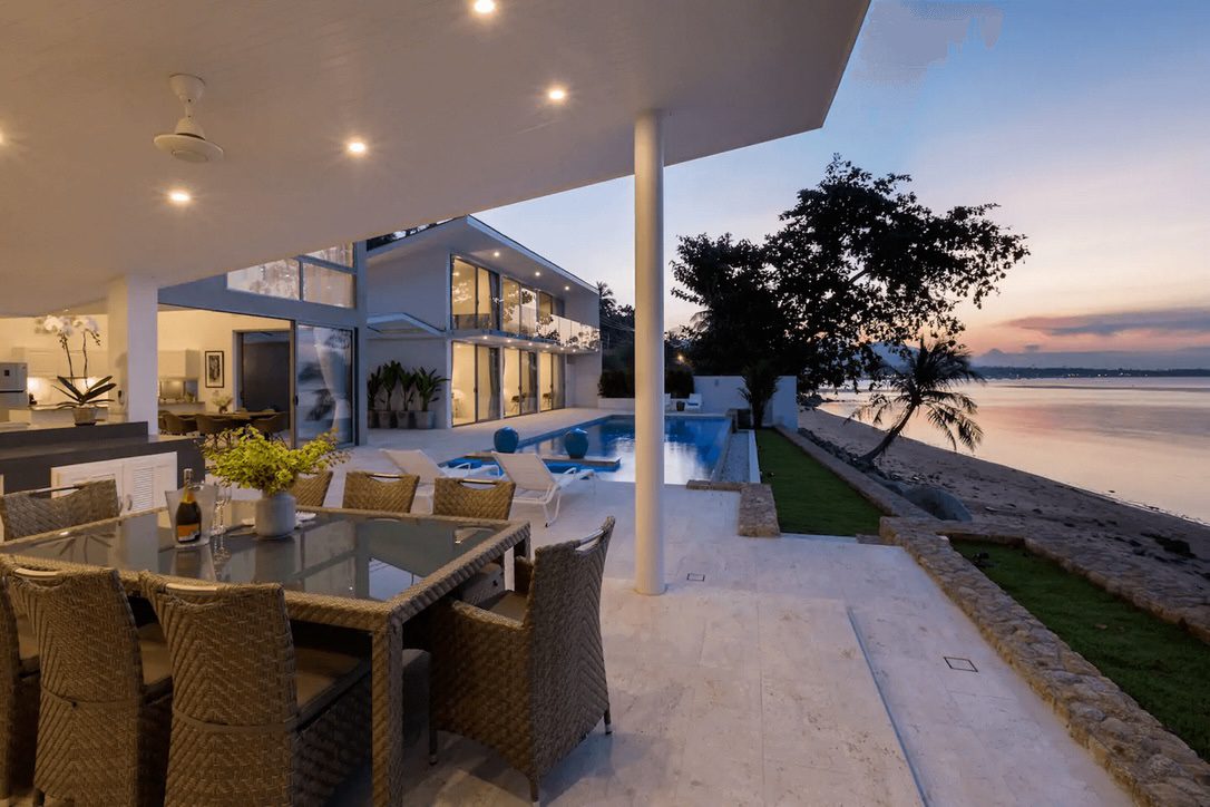 Koh Samui Beachfront Villa For Sale In Bophut Terrace
