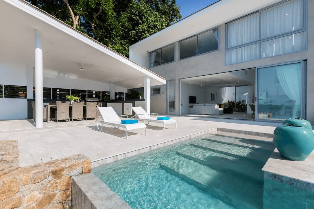 Koh Samui Beachfront Villa For Sale In Bophut Exterior