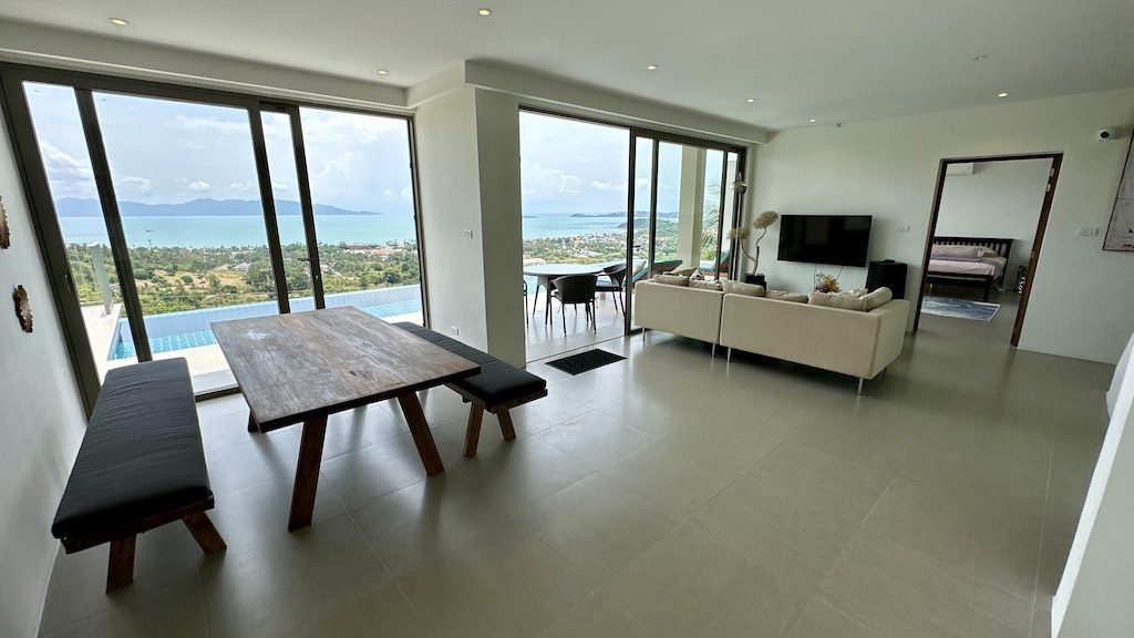 Koh Samui Bophut Villa For Sale Lower Lounge