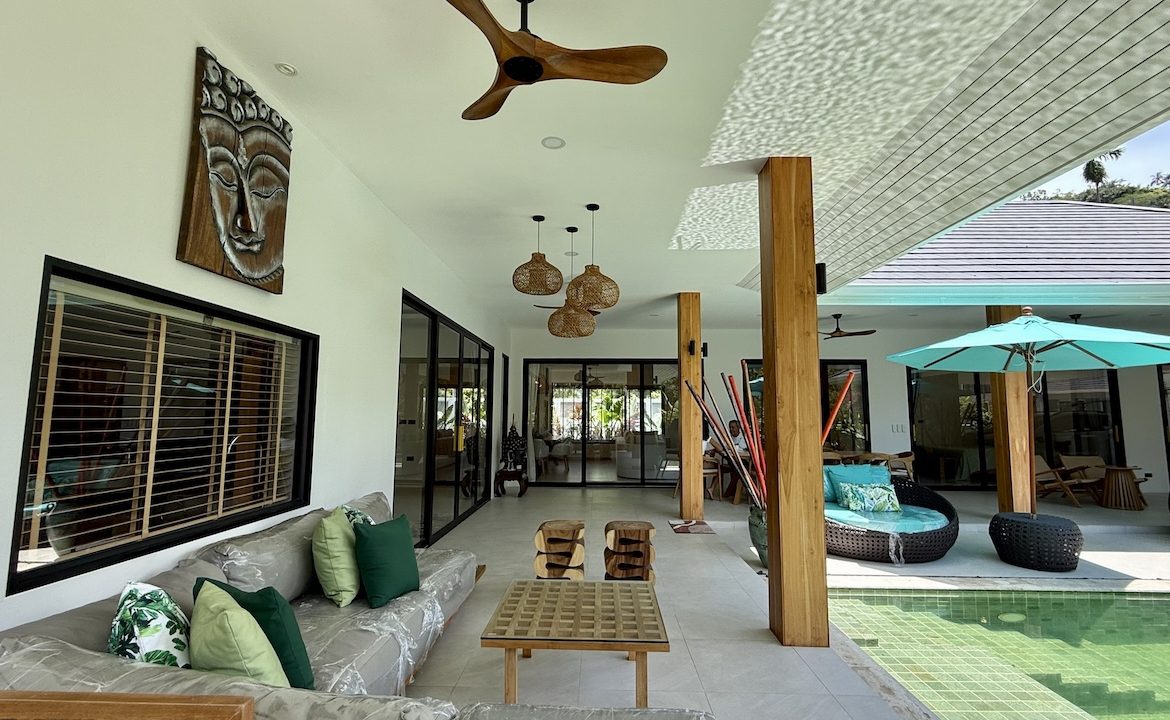 Koh Samui Lamai Property Covered Terrace