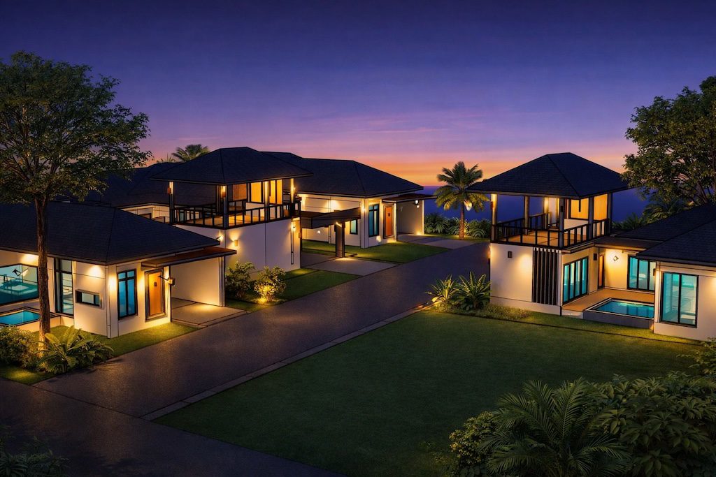 Maenam Soi 1 Villas For Sale Site Render