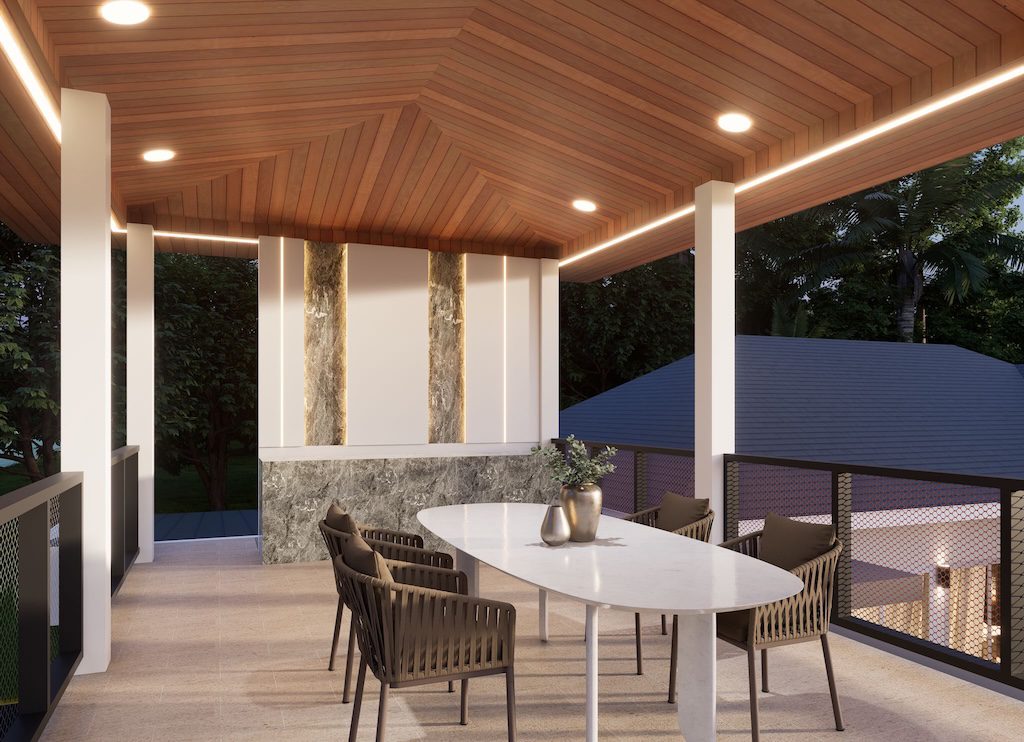 Maenam Soi 1 Villas For Sale Covered Terrace