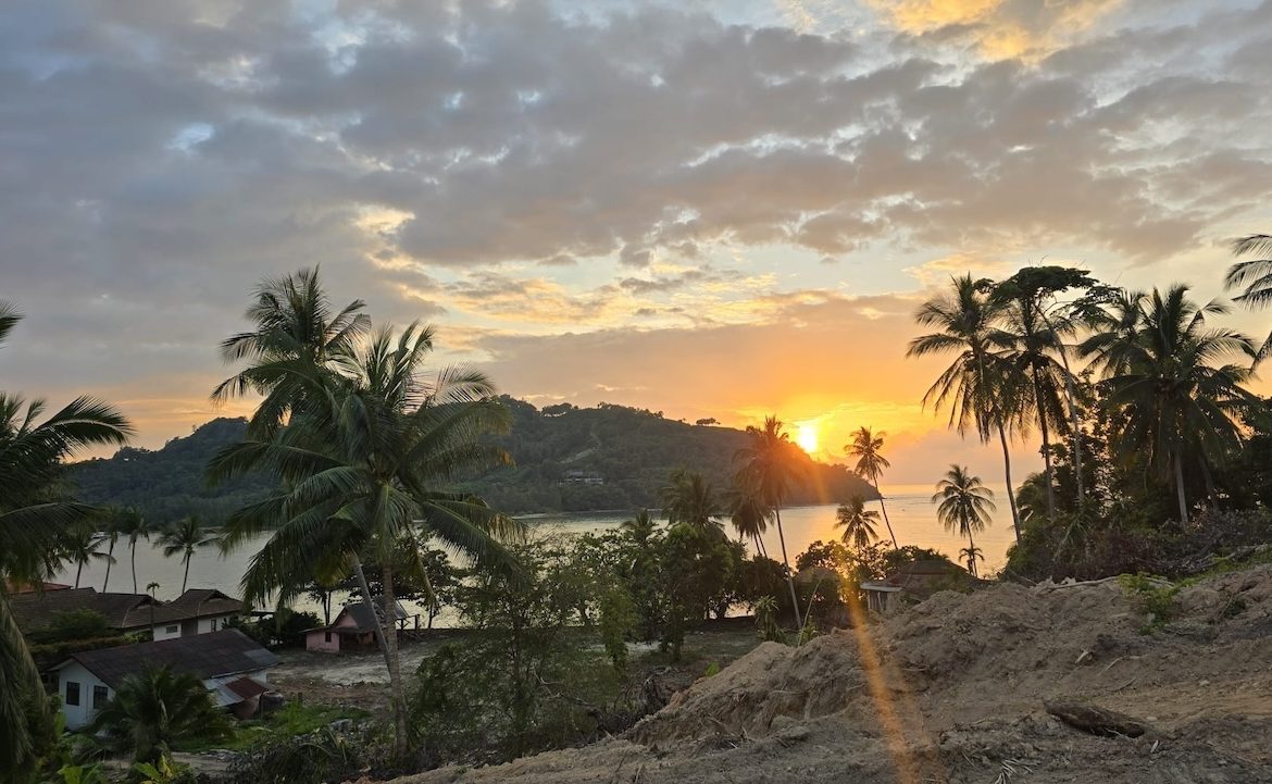 Phang Ka Bay Sea View Land For Sale Sunset