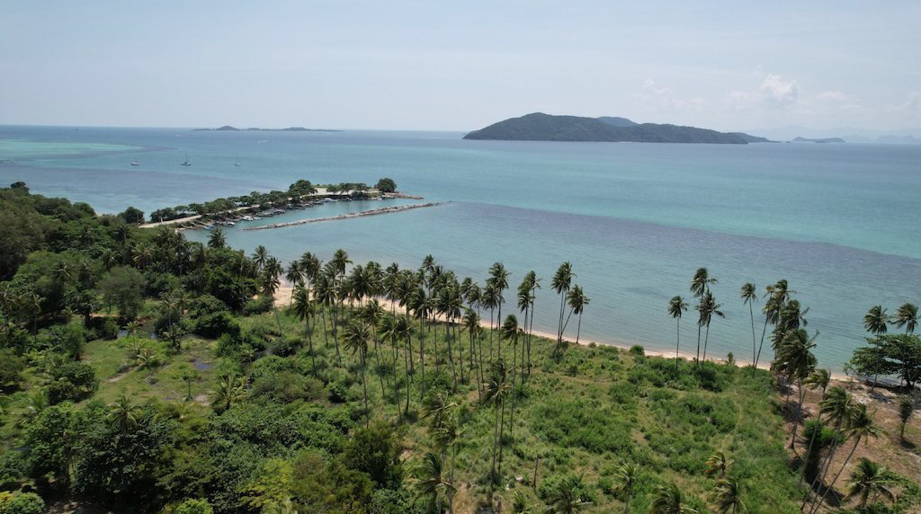 Phang Ka Beachfront Land For Sale Aerial View