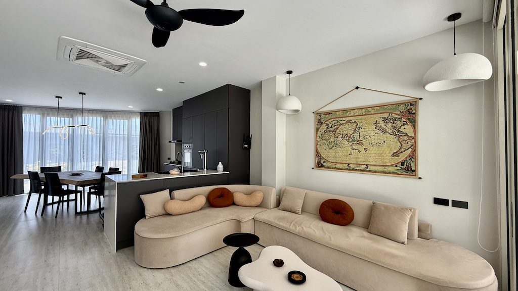 Plai Laem Sea View Villa Living Area
