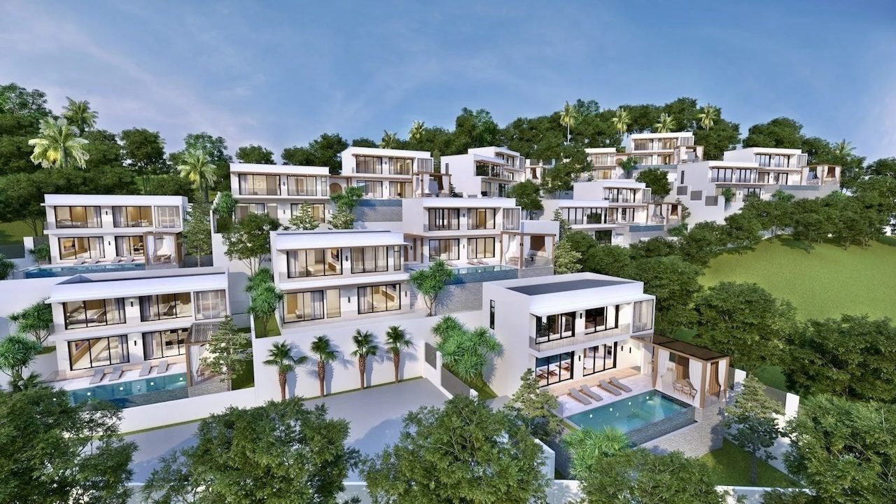 Sea View Villas At Tesoro Valley Sea View Villas At Tesoro Valley Site Render