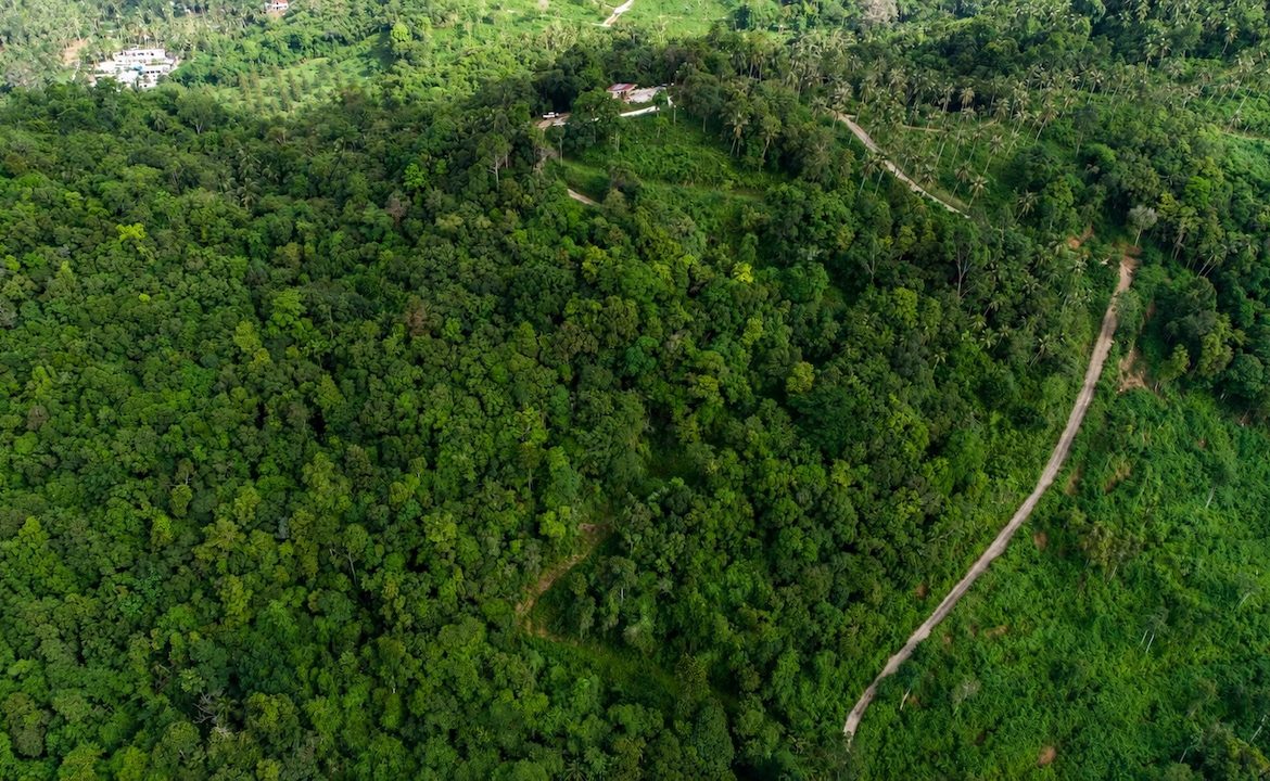 Taling Ngam Beach Land Aerial