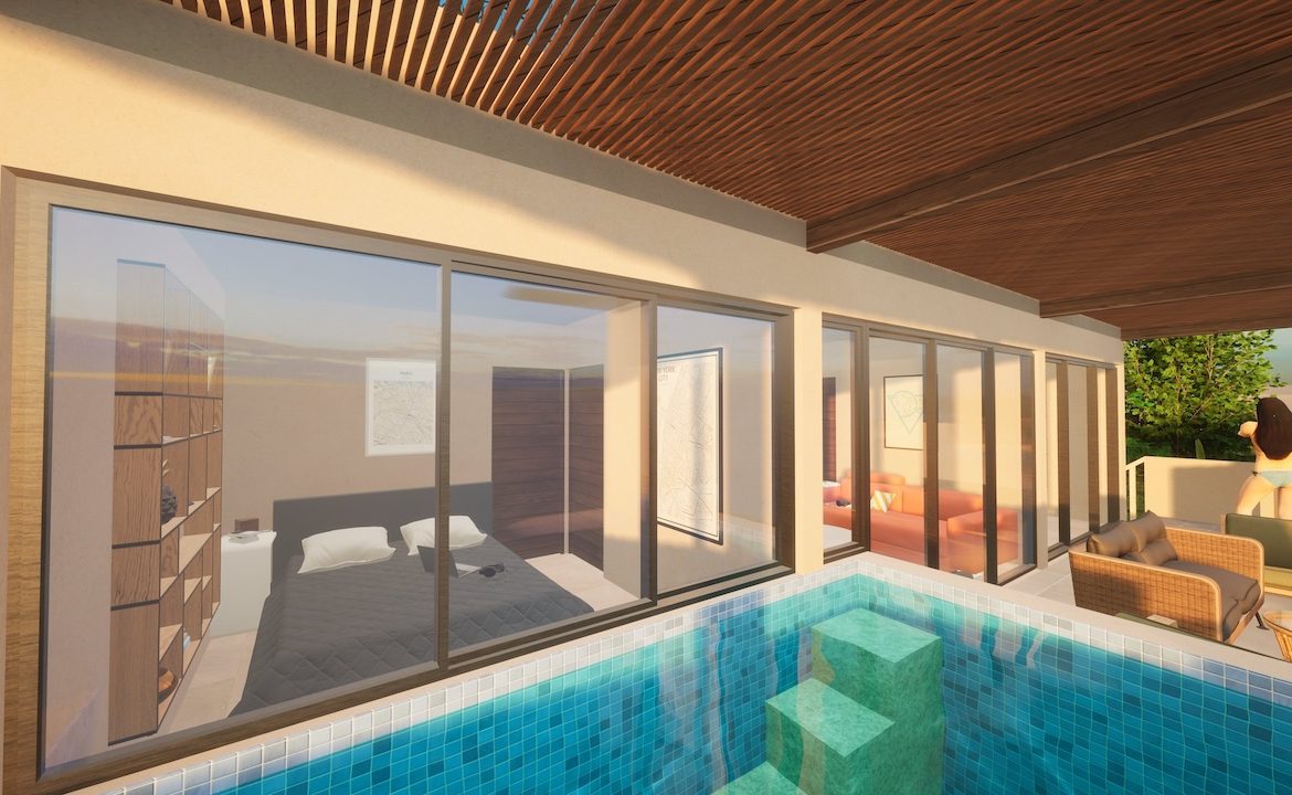 Topaz Lamai Apartments Pool