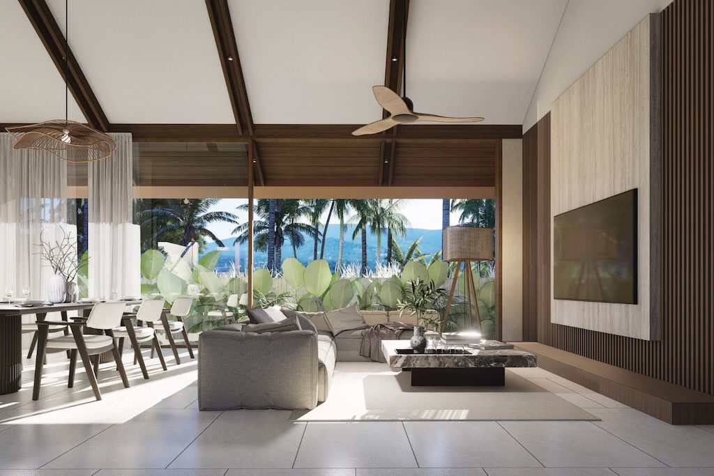 Villas For Sale In Maenam Koh Samui Lounge