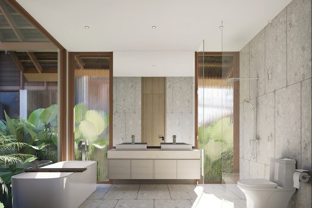 Villas For Sale In Maenam Koh Samui Bathroom