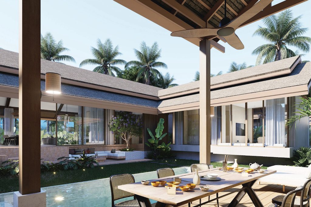 Villas For Sale In Maenam Koh Samui Cvoered Terrace