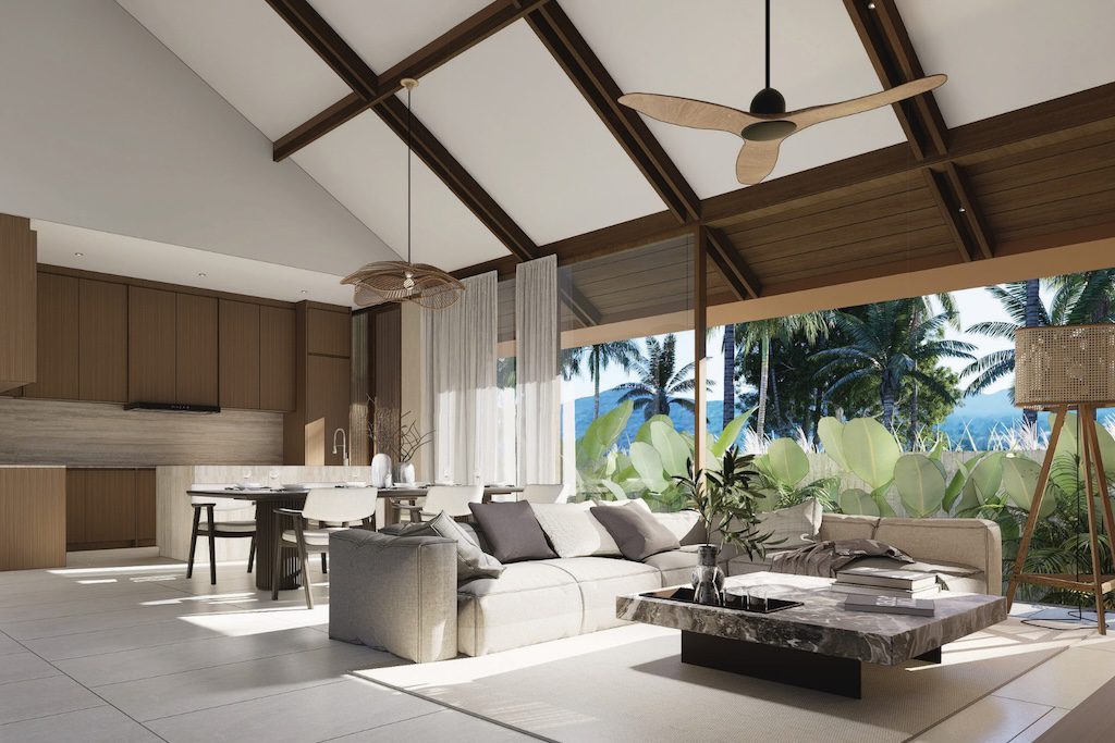 Villas For Sale In Maenam Koh Samui Interior