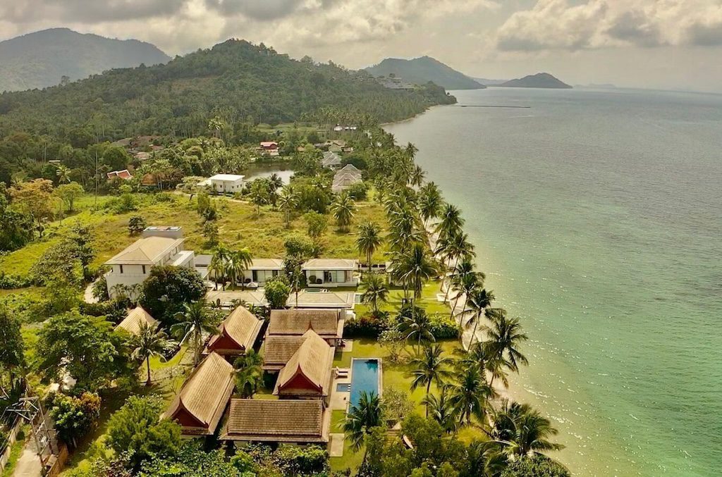 Beachfront Koh Samui Villa Coastline