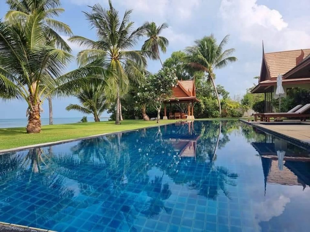 Beachfront Koh Samui Villa Swimming Pool