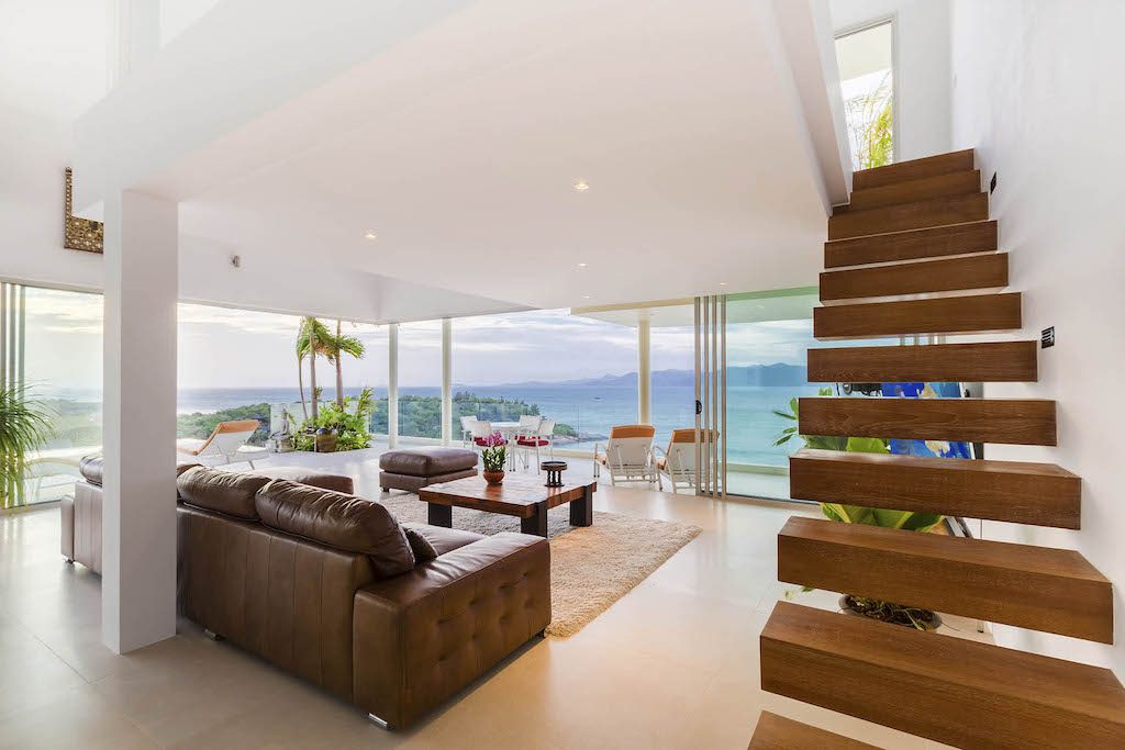 Sea View Samui Property For Sale Living Area