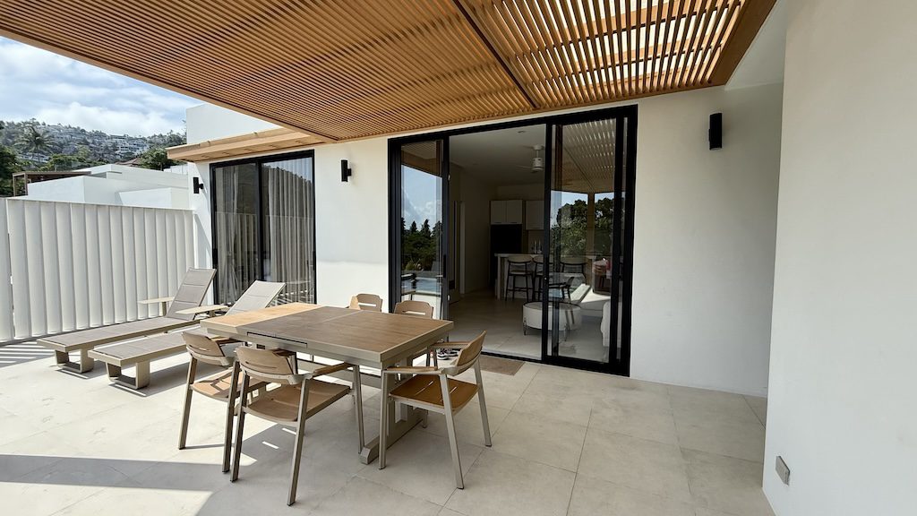 Chaweng Noi Three Bedroom Property Outdoor Seating
